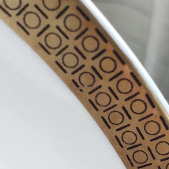 Vintage Favolina 6 Gold Gilded Pattern Bowl Poland - Picture 10 of 11